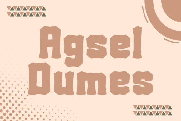 Agsel Dumes: A Bold Halloween Display Font for Spooky Designs