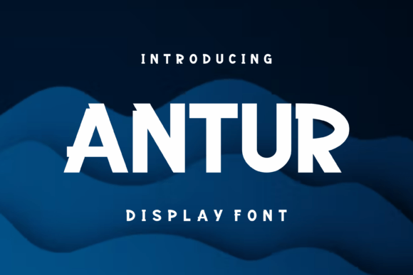 Antur: A Quirky Display Font for Bold Brand Identity