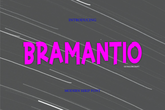 Bramantio: A Timeless Display Font for Elegant Designs
