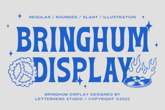 Bringhum Display: Bold 90s Typography for Modern Design