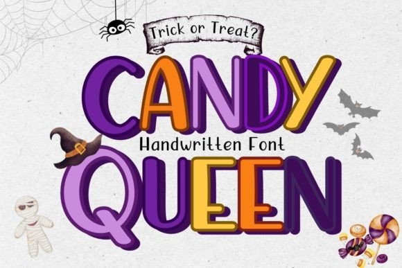 Candy Queen: A Joyful Display Font for Design