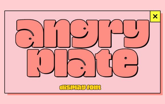 Elevate Your Brand Identity with the Elegant Charm of Angry Plate