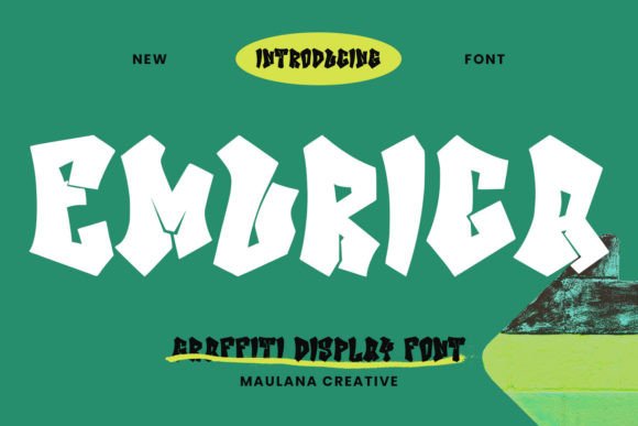 Emurica Graffiti: The Modern Display Font for Bold Designs