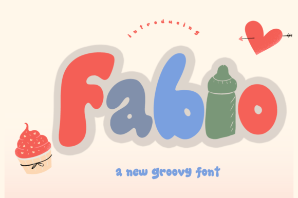 Fabio Font: The Childish Display Typeface for Friendly Designs