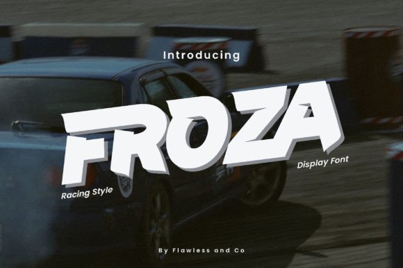 Froza: The Typography of Speed and Modern Racing Aesthetics