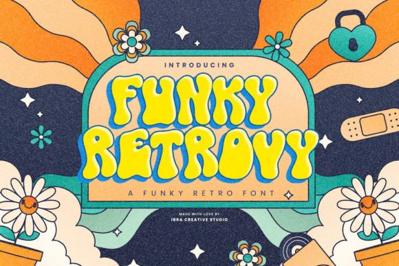 Funky Retrovy: A Groovy Font for Bold Designs