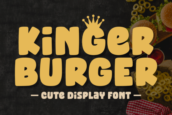 Kinger Burger: The Bold Display Font for Standout Designs