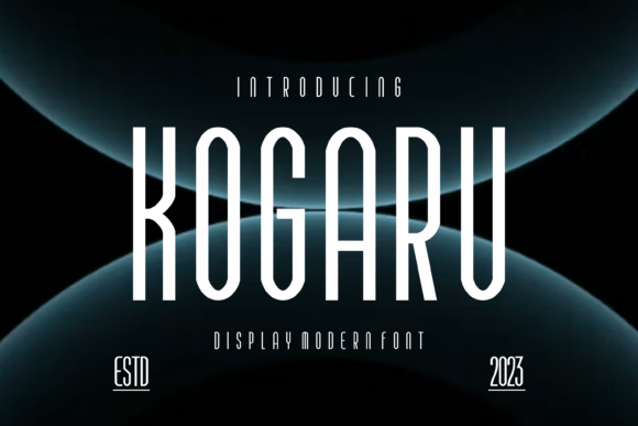 Kogaru: A Modern Display Font for Bold Design