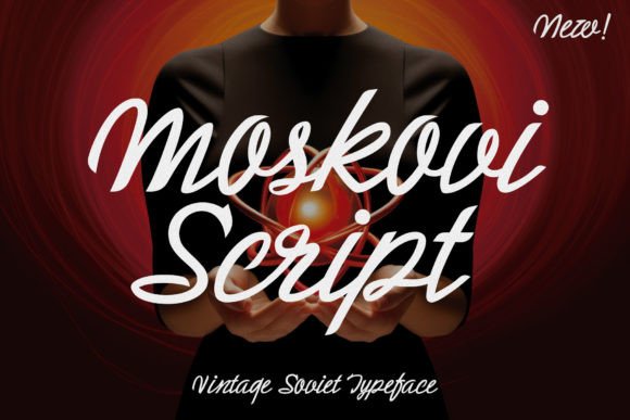 Moskovi Script: Bold Vintage Typography for Modern Design