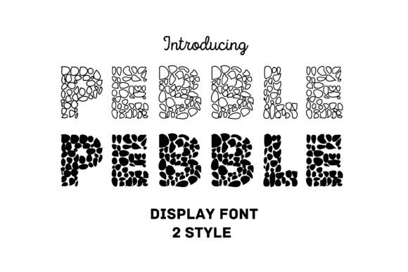 Pebble: A Hand-Drawn Display Font for Organic Design Projects