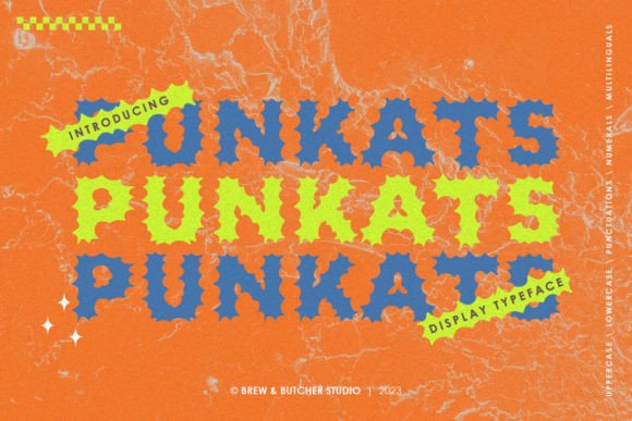 Punkats: The Quirky Font for Bold Designs