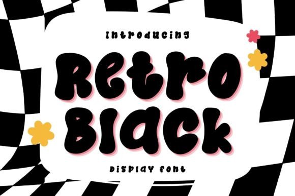 Retro Black: A Groovy Display Font for Modern Designs