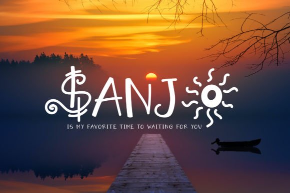 Sanjo Display Font: A Handwritten Style for Every Creator