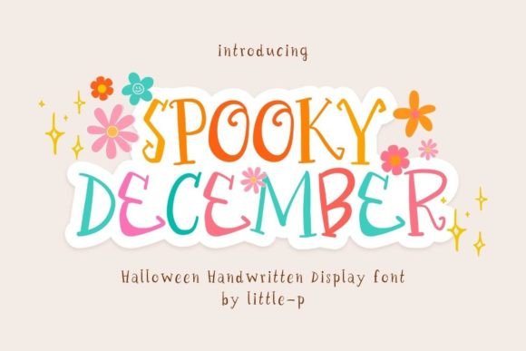 Spooky December: A Playful Halloween Font