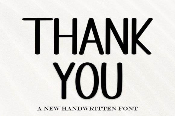 Thank You: Elevating Designs with Timeless Handwritten Elegance