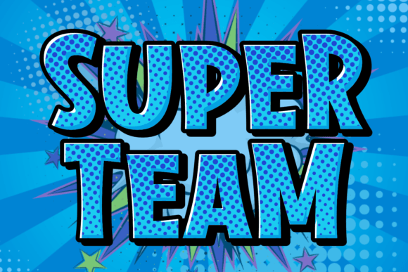 Unleashing Bold Creativity with Super Team Typography